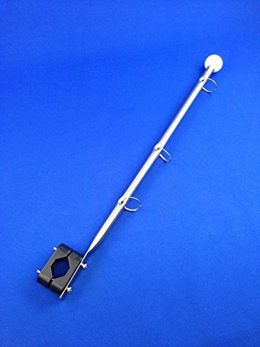 C-Quip Rail Mounted Stainless Steel Flag Staff