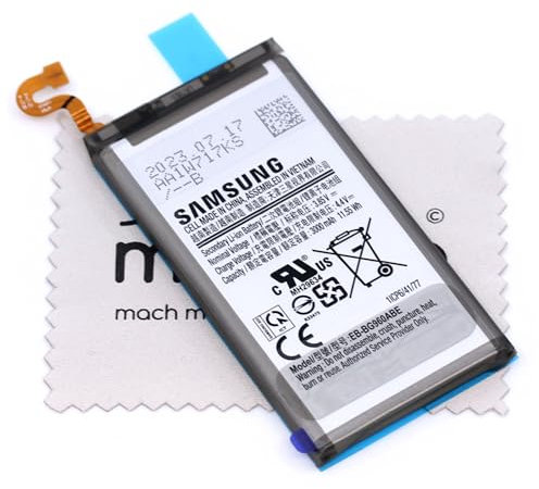 Akku für Samsung Original EB BG960ABE für Samsung Galaxy S9 G960F mit mungoo Displayputztuch