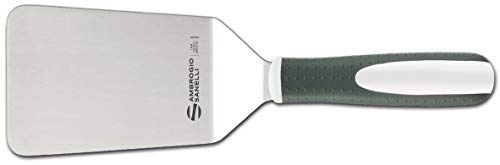 Sanelli Ambrogio Linea TECNA Colore Spatola Lasagne, Ideale per Trasferire Cibi Cucinati al Forno, alla Piastra e alla Griglia, Acciaio Inossidabile