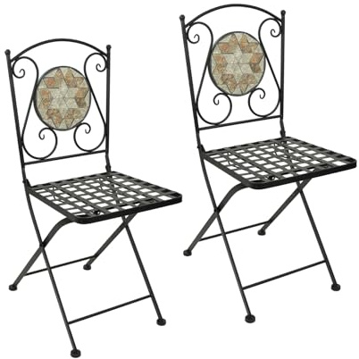 HTI-Line Metallstuhl 2er Set Marokko Gartenmöbel