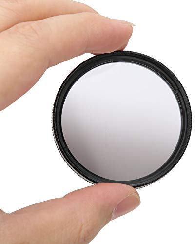 Filtre D'objectif Dégradé, Filtre D'objectif D'appareil Photo Reflex Numérique 52 Mm pour , pour Nikon, pour , pour , pour Appareil Photo Fuji(Gris Grad)