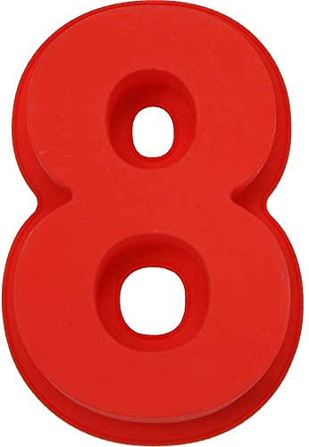 25,4 cm Silikon-Kuchenformen, 3D-Back-Silikonform, große Zahlen, Kuchenformen, Silikon-Backformen für Geburtstag und Hochzeitstag (8)