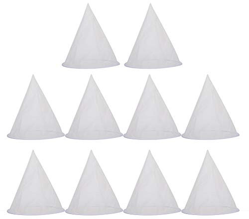 HOHXFYP 10 St¨¹ck Honigsieb, Nylon 12,9 Zoll Honigfilter, Verbessert Die Kristallisation, Honigsiebfilter, Einfach zu Verwendender Bienenhonig Filterbeutel