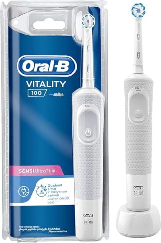 Oral-B Vitality D100.413 Kids Lightyear D100.413.2K Brosse à dents électrique pour enfants rotatif/oscillant blanc, v