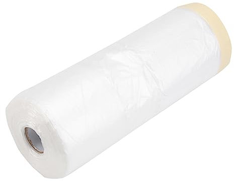 UPKOCH 1Stk Abdeckfolie 110 cm breit und 30 Meter lang Papier Klebeband Autolackfolie Dehnfolie bettwäsche Malerei Abdeckung Schutzfilm Möbel Sprühfarbe Malutensilien Weiß