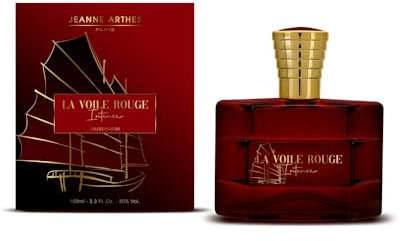 JEANNE ARTHES - Profumo Uomo La Voile Rouge Intense - Eau de Parfum - Flacone spray 100 ml - Made in France à Grasse