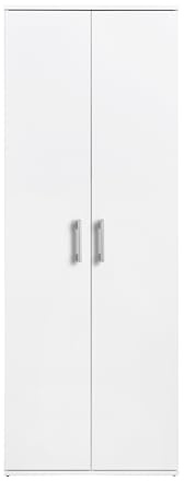 AVANTI TRENDSTORE Montanaro - Armadio Multiuso in Legno Laminato con 2 Ante a Battente e 4 Ripiani, Dimensioni 60x180x34 cm, Disponibile in 3 Colori Diversi