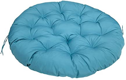Extra großes rundes Papasan-Sitzkissen, Bodenkissen für Drehstühle für Innen- und Außenbereich, Garten, Papasansessel, Ersatzkissen
