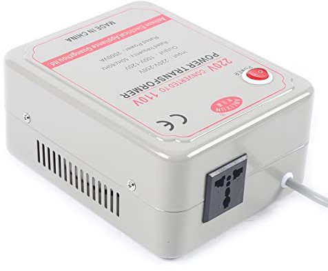 Ecoggeder 2000W Convertisseur de Tension Transformateur 220V-250V à 100V-120V, Convertisseur, Step Down Convertisseur, Transformateur de Tension, Transformateur de Tension