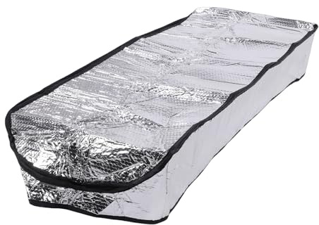 SIXRUN Dachbodenabdeckung aus Aluminiumfolie, Dachboden-Treppenabdeckung, Dachboden-Isolierabdeckung, Wärmedämmabdeckung mit Zweilagiger Aluminiumfolienblase für Dachbodentreppen,