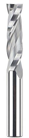 SpeTool Upcut Spiralfräser-Bits, extra lang (10,2 cm) mit 1,27 cm Schaft, 1/2 Schnittdurchmesser, Vollhartmetall, CNC-Fräser-Bits, Schaftfräser für Holzeinsteckungen und Schneiden von Dadoes