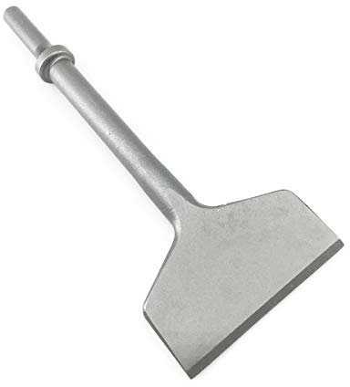 Scalpello pneumatico largo 7,6 cm con gambo da 0,401 pollici, scalpello ad aria per piastrelle e Thinset, raschietto per pareti e pavimenti, raschietto per rimuovere piastrelle con martello pneumatico