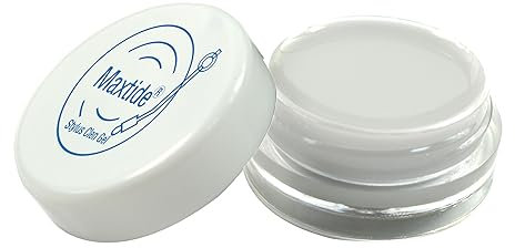 Turntable Stylus Clean Gel - Premium Anti-Static & Zero-Dust Stylus Cleaner, Dirt and Debris Dry Cleaning Mixture for Vinyl Record Player Needle (Grey)