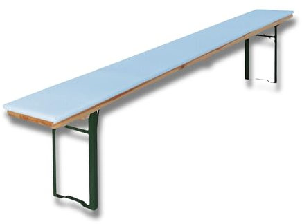 saarschaum • Schaumstoff Polster für Bierbank • Auflagen für Bierzeltgarnitur & Festzeltgarnitur • 220x25x2 cm RG 3555 mittelfest • bequem und langlebig