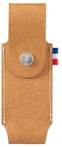 Opinel Messeretui Minimalistisch aus regeneriertem Leder – Braun – Nachhaltige Hülle für Opinel N°07, N°08, N°09 & Effilé 8/10