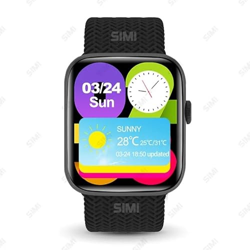 HK9 Pro Max+ Gen4 AMOLED Smart Watch Men Women NFC Compass ChatGPT Photo Album Smartwatch Series 9 Heart Rate Sport Watch 2024 (Full Black)