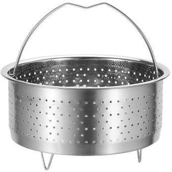 ANSNOW Steamer Basket for Cooking, Stainless Steel Vegetable Steamer Basket Insert for Pressure Cookers Pots Accessories/Outer Dia.13.8Cm/5.4
