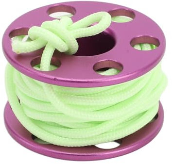 Oumefar Mini-Spulenanhänger, Mini-Tauchseilspulen, Tragbar, Leuchtend, Kreativ, Antioxidativ, Langlebig Als (Lila)