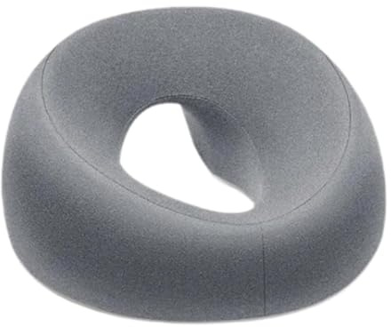 perfk Cuscino da Massaggio per Salone con Cuscino a Faccia in Giù, Memory Foam, Massaggio Corpo, poggiatesta per Massaggio Domestico, Cuscino Incline a, Grigio