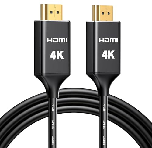 Highwings Cable HDMI largo 4K de 5 m | Cable HDMI 2.0 con clasificación CL3 | Compatible con HDR10 8/10bit 18Gbps HDCP2.2 ARC | Cable blindado HD de alta velocidad | Compatible con laptop, PC, HDTV