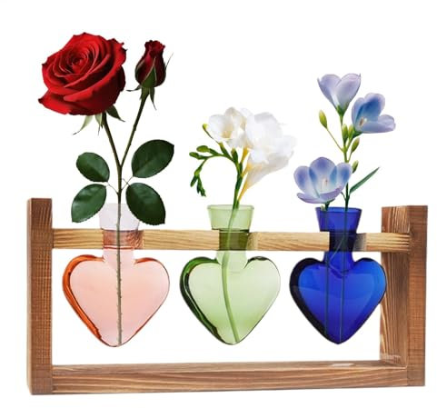 Planteur Support en Bois jardinière de Table Vase à Fleurs