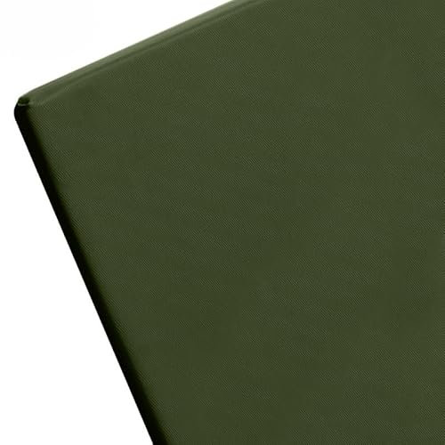 Mineliste 5cm Dicke Wasserfest Sitzkissen Outdoor, Sitzauflage Sitzkissen Bank, rutschfeste Waschbare Bankauflage Bankkissen, Sitzpolster Bank Für Gartenbank Fensterbank Innen,Army Green,180x40cm