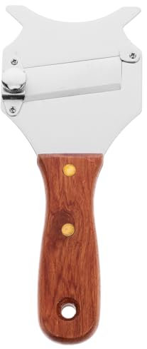 ULTECHNOVO Râpe à Fromage Manuelle Trancheuse à Truffes Taille Compacte Manche En Bois De Palissandre Acier Inoxydable Robuste Ustensile Cuisine Pour Trancher Fromage Beurre Et Chocolat