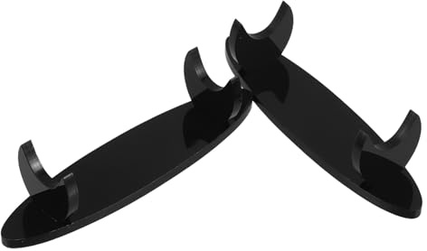 Yardwe 2 Piezas Soporte para Flauta y Piccolo Expositor Acrílico para Flautas para Principiantes y Profesionales Soporte Portátil para Instrumentos Musicales Unidades