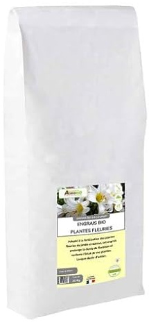 Engrais bio micro granulés 3-6-12 plantes fleuries 20 Kg