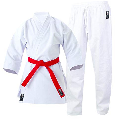 Cimac Karate Gi Adult Kids Men Women Suit White Martial Arts Uniform 14oz European Cut (150cm)