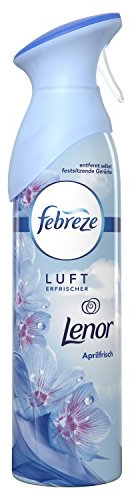 Febreze Lufterfrischer Aprilfrisch, 3er Pack (3 x 300ml), entfernt Gerüche und hinterlässt einen leichten Frischeduft