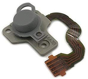 New Replacement C-Stick Analog C Joystick Stick Ribbon Cable With Stick Cap Cover for Nintendo New 3DS New 3DS XL LL-Dark Grey.