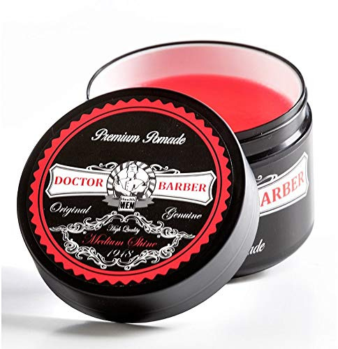 POMADA Gel Doctor Barber Peinado profesional (Premium - Rojo)