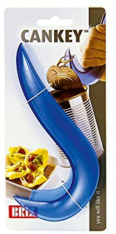 Brix Cankey Ring Dosenöffner blau transparent