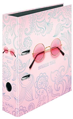 Herlitz 50041534 Ordner maX.file, A4, 8cm, Motiv: Sonnenbrille, 1 Stück