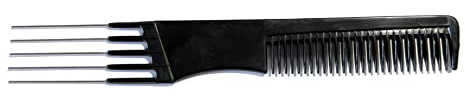 niavida Meister - Peine de tenedor (19,5 cm), color negro