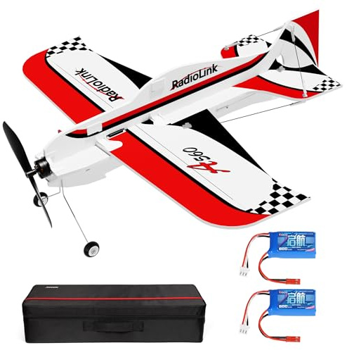 Radiolink A560 Plug & Play (PNP) 3D RC-flygplan 580 mm vingbredd med 6 flyglägen, 4-kanals Gyro Byme-A Flight Controller,borstlös motor & ESC för nybörjare och erfarna (ingen radio/mottagare/laddare)