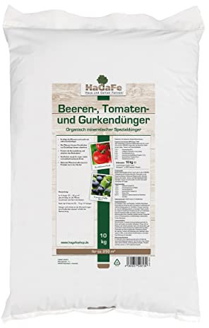 HaGaFe Beerendünger Tomatendünger Gurkendünger Gemüsedünger (10 kg (1 x 10 kg))