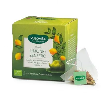 Neavita Tisana Limone E Zenzero 15 Filtroscrigno
