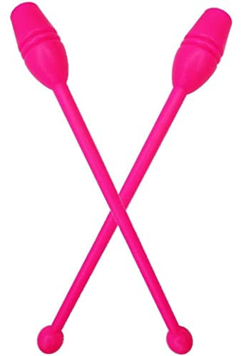 Rhythmische Gymnastikausrüstung, 2 PCs Rhythmische Gymnastik Stick Clubs Gymnastics Trainingsausrüstung Tool 13.78 Länge