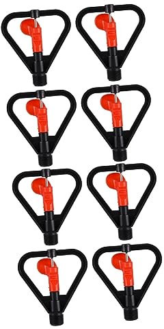 BESPORTBLE 8pcs Atomizing Nozzle Automatic Sprinkler System Water Sprayer for Gardening Plastic Easy Install Detach