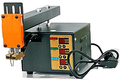 Kit saldatore a punti a batteria, Saldatrice di testa for saldatrice a batteria, saldatrice a punti 3KW 0,15（mm） for impulso a macchina a punti al litio 18650 Per realizzare pacchi batteria