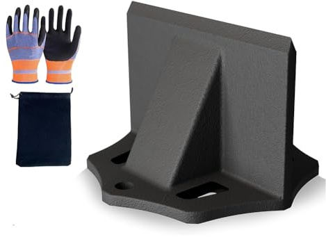 Pqahffowr Separador de madera, herramienta de corte de troncos portátil con esquina, de calentamiento manual S