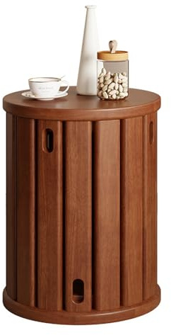Lot de 4 tabourets empilables en bois massif – Design minimaliste peu encombrant, pour salon, chambre, balcon et cuisine, ensemble de tabourets empilables légers et durables, tabourets