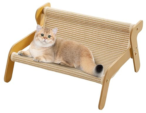 Cama Rascador para Gatos, Sofá Rascador para Gatitos, Protector de Muebles Multiusos Acogedor para Afilar Uñas y Ejercicio de Gatos de Interior
