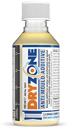 Dryzone Anti-Mould Additive 100ml Concentrate to Make 5L of Emulsion, Vinyl, Silk or Matt Paint