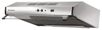 FABER TCH05 SS19A 741 - Cappa Aspirante 90 cm Sottopensile da Cucina ad Incasso, Aspirante Esterna o in Ricircolo con il Filtro Cappe Faber a Carboni Attivi