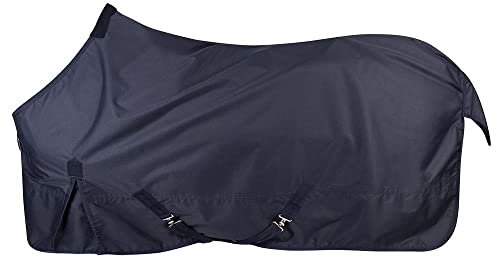 PFIFF 102986 Regendecke Rainover, Ganzjahresdecke Pferdedecke, Dunkelblau 145 cm