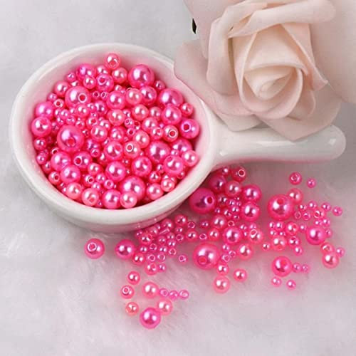 30 Farben 3mm 4mm 5mm 6mm 8mm Runde Imitationsperlen Perlen Mit Loch Für DIY Halskette Armband Schmuckherstellung Zubehör