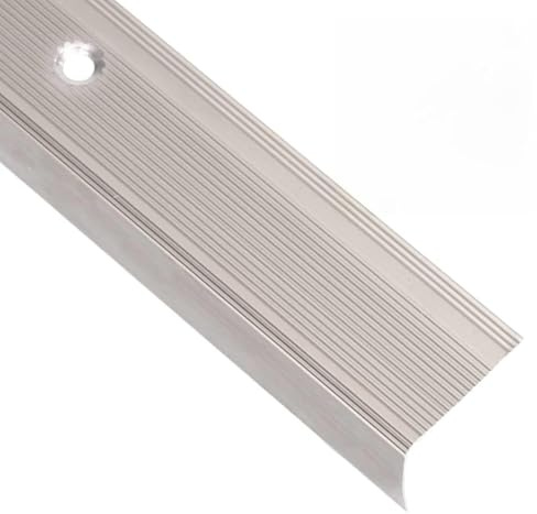 vidaxl - Aluminum Stair Nosing Champagne 100cm - Anti-Slip l-Shaped Edges - 15 pcs Lightweight Stair Step Covers